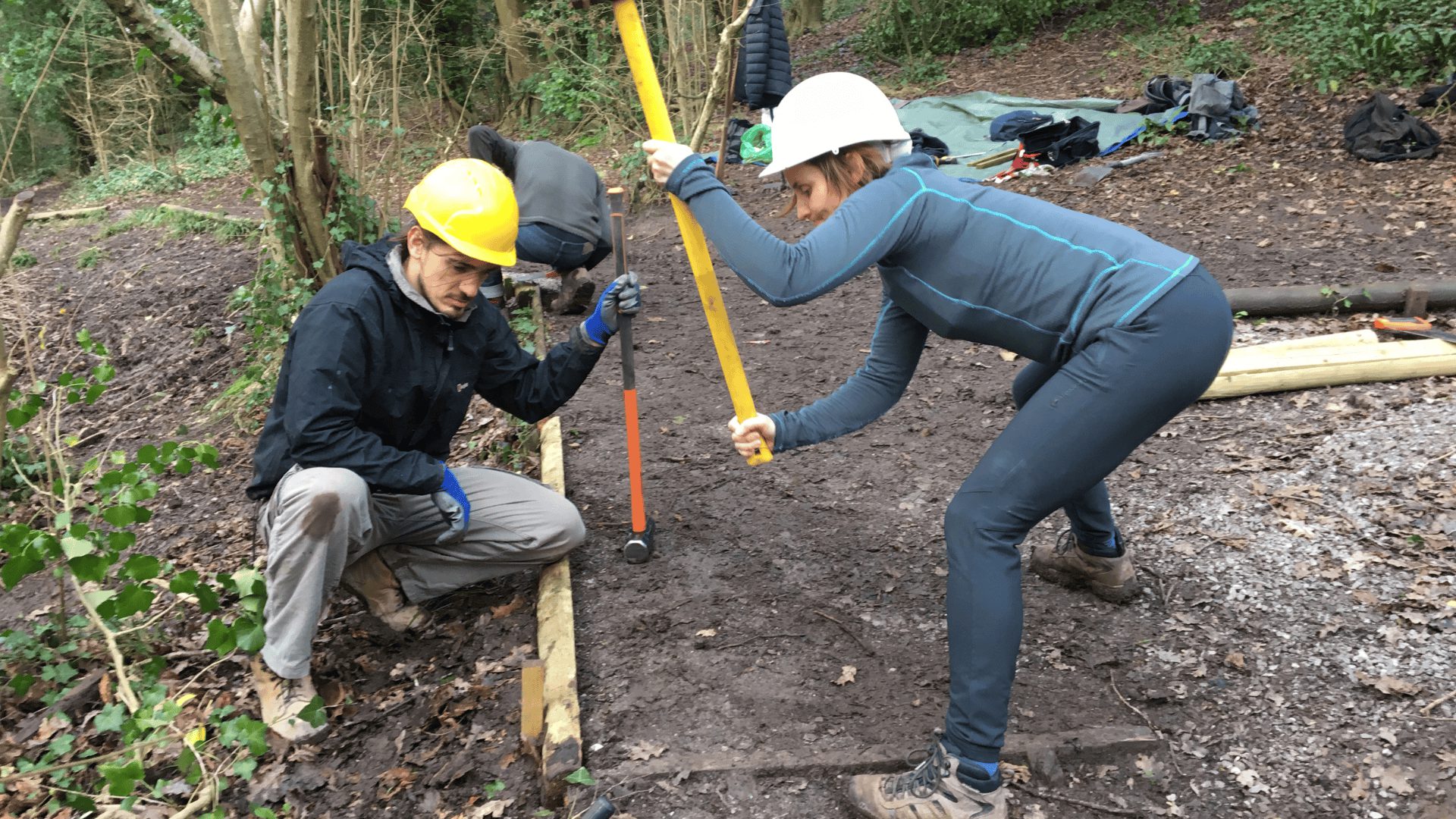 Volunteer footpath