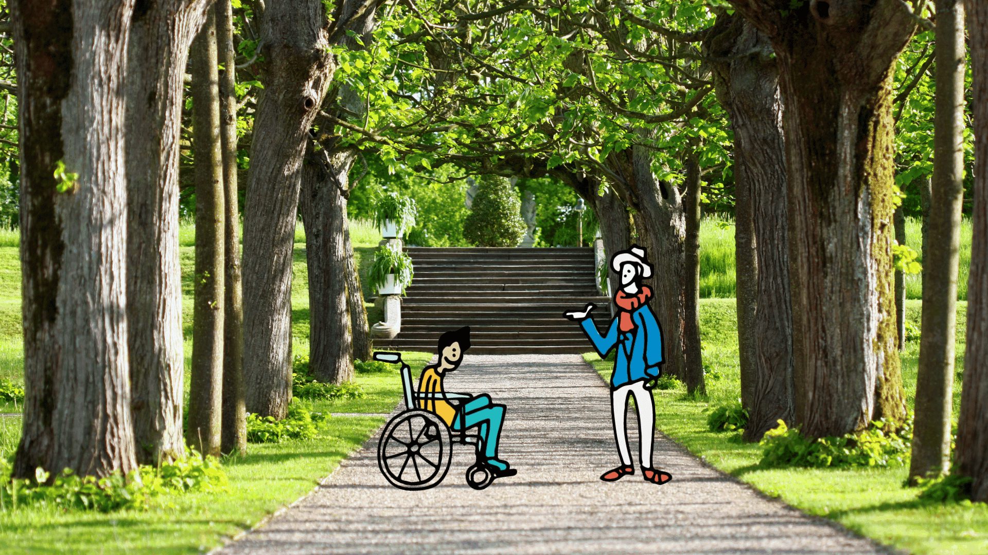 Wheelchair path
